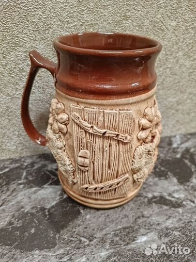 Кружка пивная с дулей