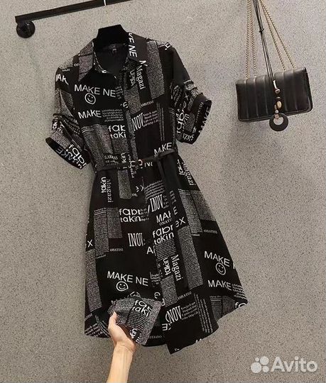 Платье - Рубашка 44 р до 54 р