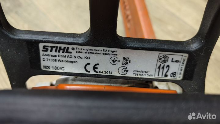 Бензопила stihl ms 180