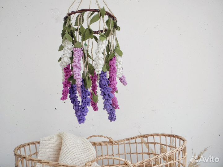 Мобиль цветочный