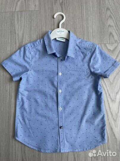 Одежда для двойни (рубашка, брюки), р. 116