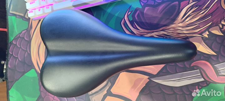 Седло велосипедное, сидушка на велосипед новая)