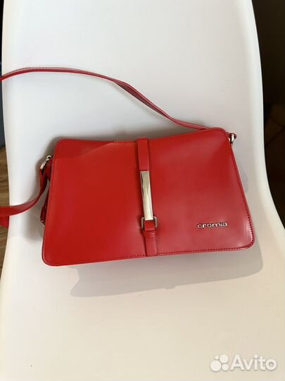 Cromia шикарная сумка багет Оригинал
