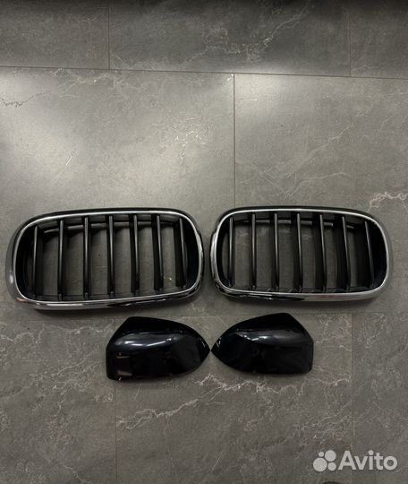 Решетка радиатора крышки зеркал BMW X5 F15 X6 F16