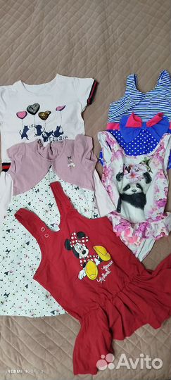 Вещи на девочку пакетом (11 шт.)