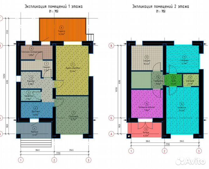 Проект двухэтажного дома
