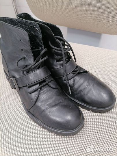 Ботинки женские кожа