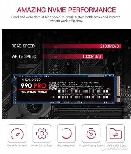 SSD m2 nvme 4TB