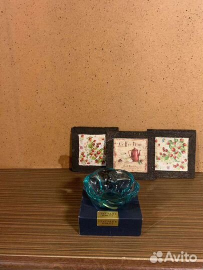 Вазы из цветного стекла чехия