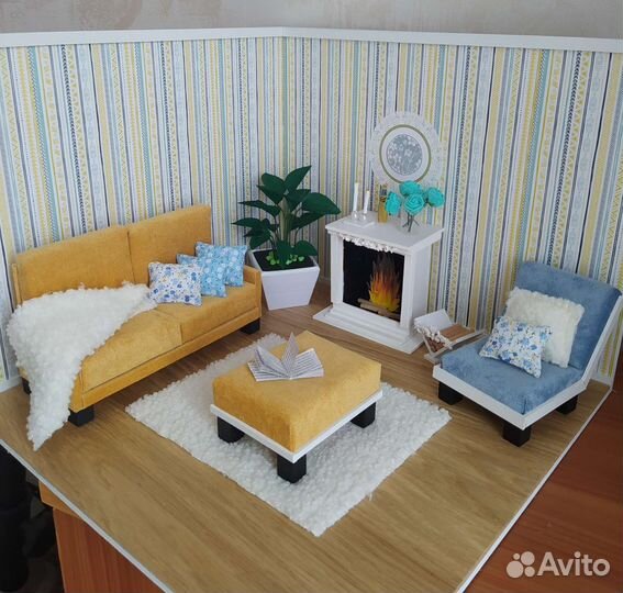 Мебель для кукольного домика