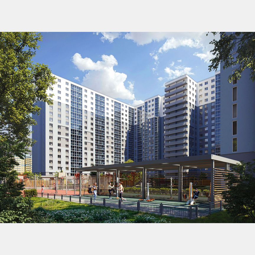 1-к. квартира, 42,9 м², 14/19 эт.