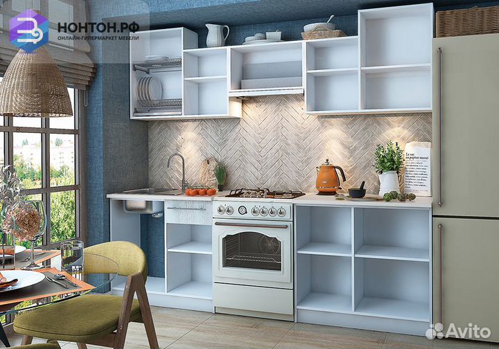 Кухня Бланка белый / кантри