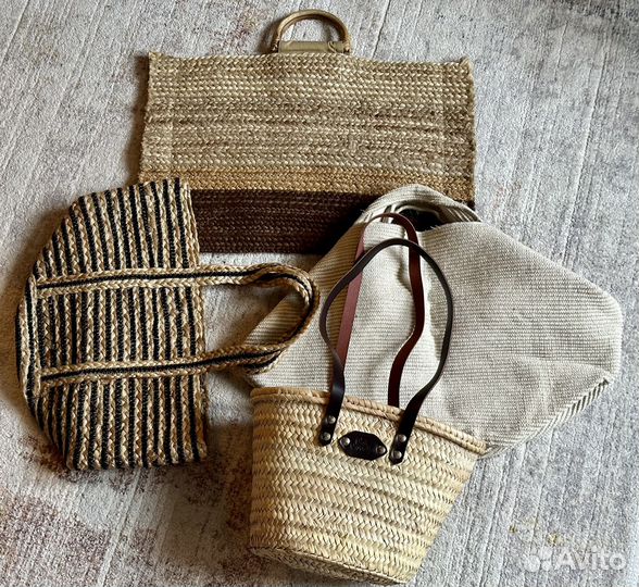 Сумки пляжные zara, mango