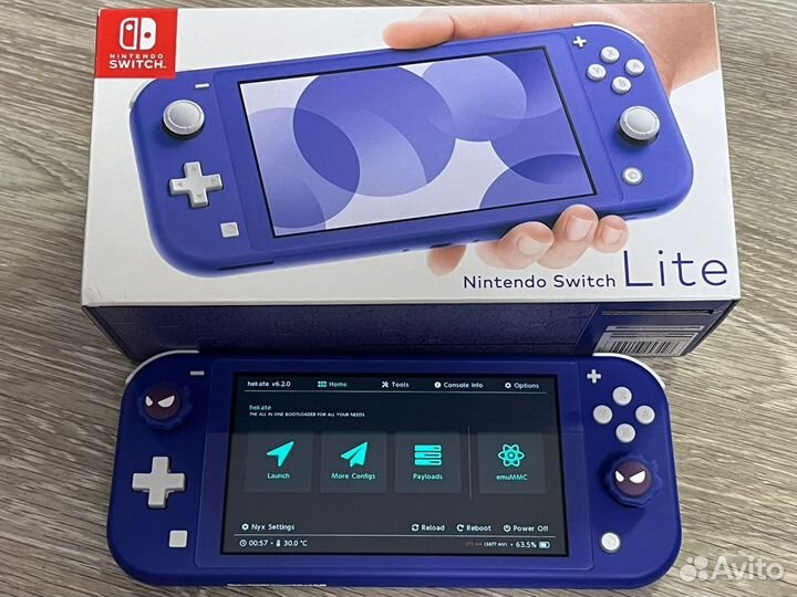 Nintendo switch lite прошитая чип