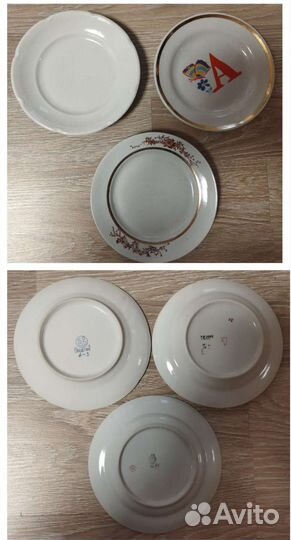 Тарелки разные винтаж