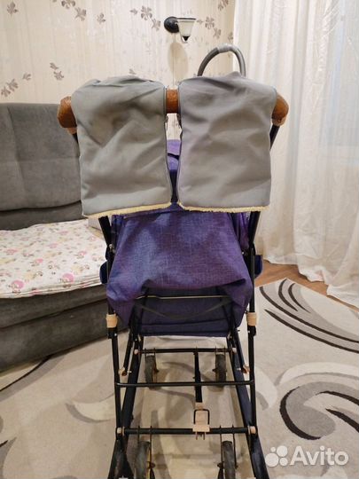 Детские санки коляска