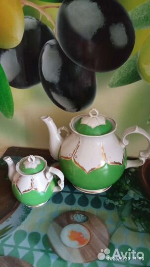 Сервиз из двух заварочных чайников СССР