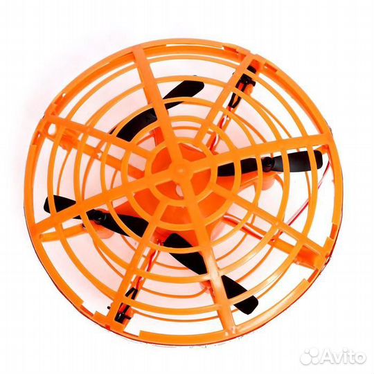 Летающая тарелка UFO, датчик движения, работает от