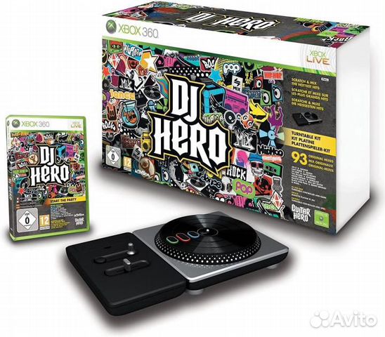 DJ Hero игра для xbox 360