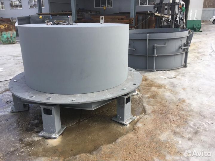 Вибропресс для изготовления колодезных колец