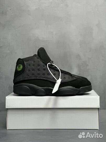 Кроссовки Nike air jordan 13 retro black cat