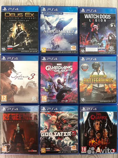 Диски ps4 игры для PlayStation 4