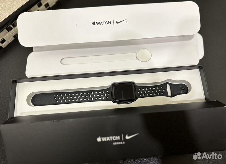 Часы apple watch 3 42mm nike