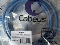 Патч корд cabeus PC-UTP-RJ45-CAT.5E-2M-BL-lszh