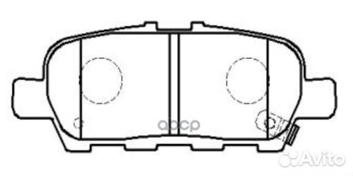 Колодки тормозные дисковые GK0855 CTR