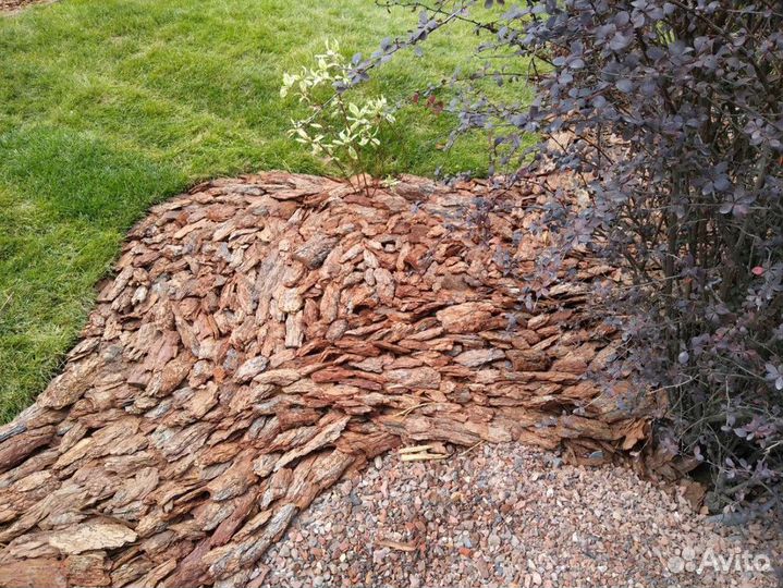 Мульча мелкая фракция Премиум из коры сосны