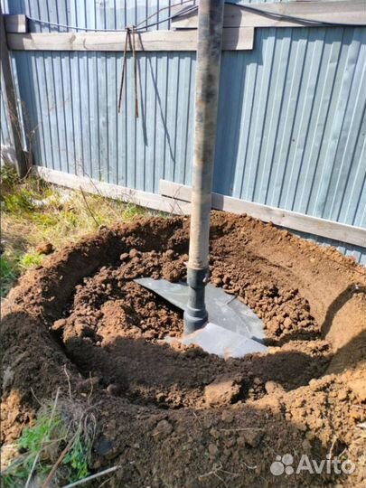 Септик 3 кольца по 1 м., крышка, люк – установка