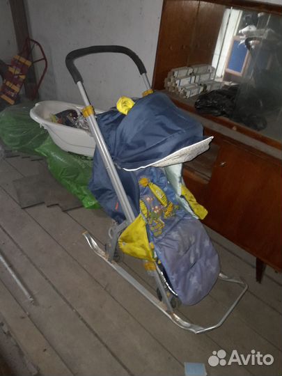 Коляска санки