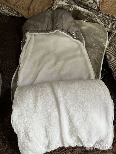 Зимний конверт в коляску