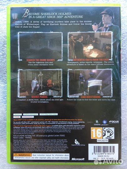 Sherlock Holmes vs. Jack the Ripper (Xbox 360)