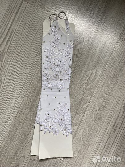 Перчатки свадебные