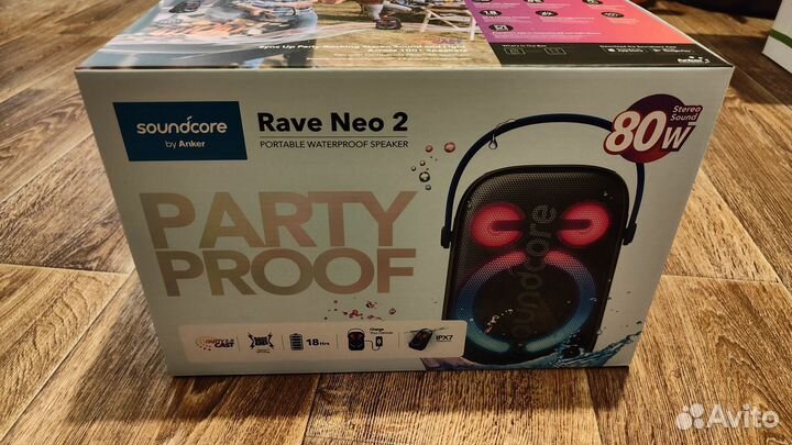 Колонка новая Anker Soundcore Rave Neo 2