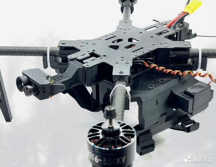 FPV дрон 13 дюймов Зверобой с тепловизором + сброс