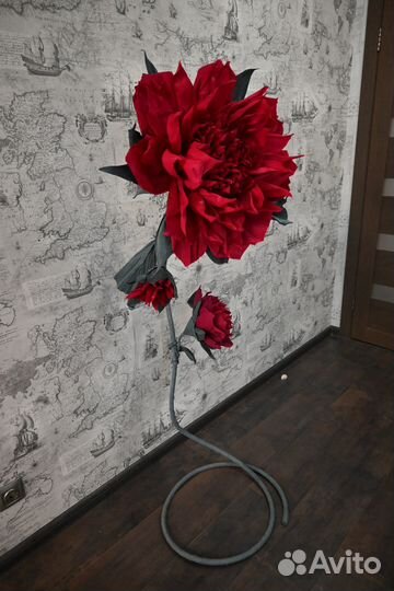 Ростовые цветы из бумаги