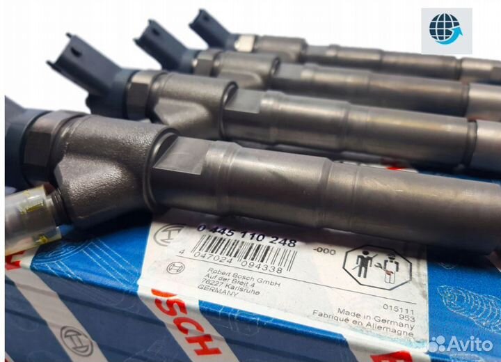Форсунки 0445110248 новые Фиат Ивеко Ситроен 3.0