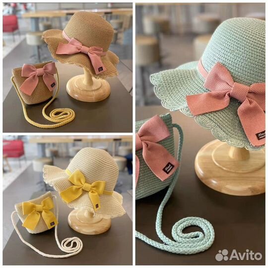 Шляпка летняя детская