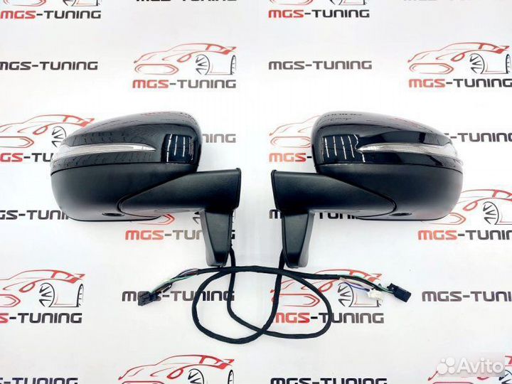 Зеркала черные G-class стиль 2018+ W463 гелик 463