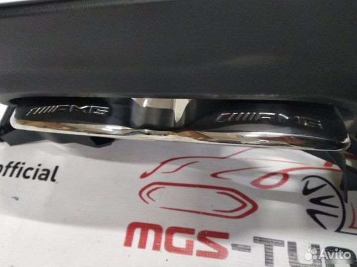 Задний диффузор Mercedes s-class w221 s65 AMG