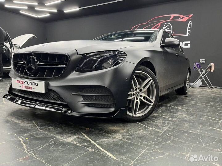 Решетка E63s black Mercedes E-class W213 дорест