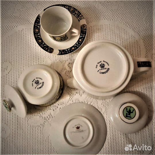 Фарфор Limoges Кофейный сервиз