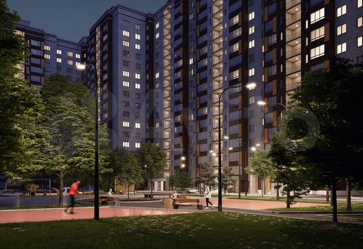 2-к. квартира, 56,5 м², 10/17 эт.