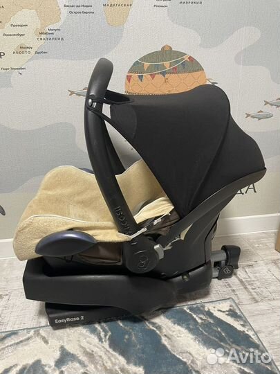Автолюлька maxi cosi cabrio fix с базой