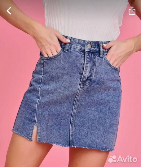Юбка джинсовая
