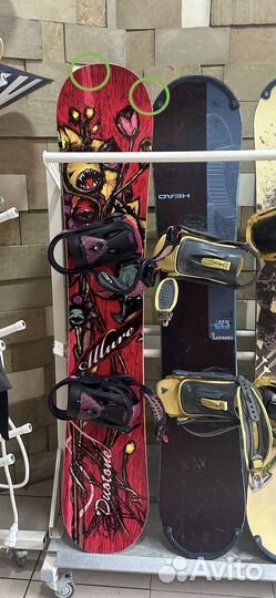Сноуборд + крепления для сноуборда + чехол + шлем