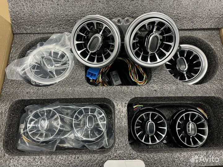 Воздуховоды с посветкой W222 мерседес