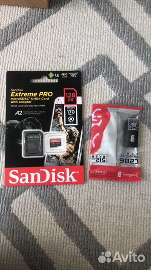 Sandisk карта памяти Micro SD, 128 гб/256/512